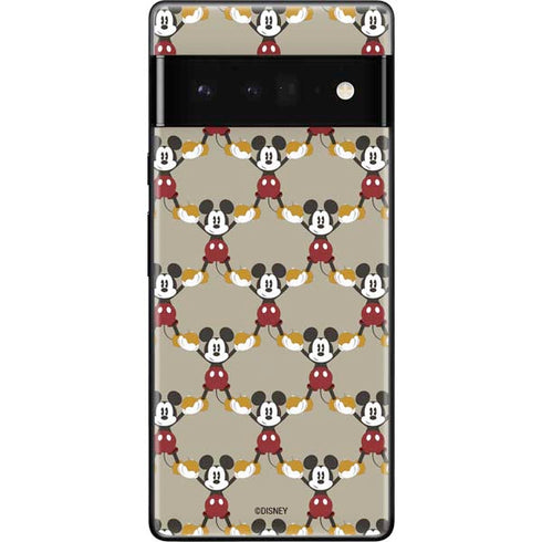 Disney Mickey Mouse Pattern Formation Google Pixel 6 Pro Skin